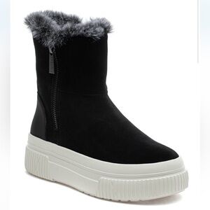 WALLY BOOT BLACK WATERPROOF SUEDE